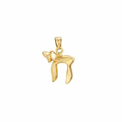 14K Yellow Gold Hebrew Chai Charm A Hebrew word and symbol that means “life”. Chai is also linked to the number 18 Color-Gold Yellow  Weight- 1.4  Met