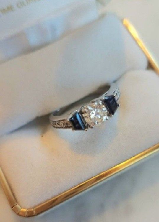 Engagement, Fashion Or Anniversary Ring. .70 Center Stone
