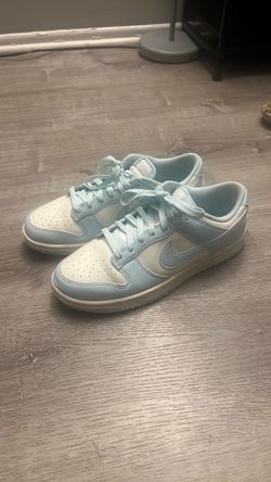 Nike Dunk Low White Light Blue Sneakers size 9