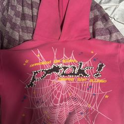 Pink Spider Hoodie 