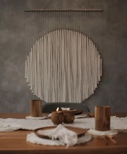 CHANDRA fiber arts wall hanging