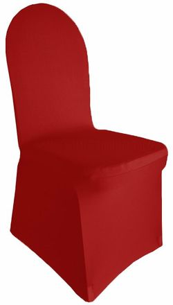 Apple red Spandex chair covers