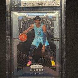 Ja Morant Prizm Base Rookie BGS 9 