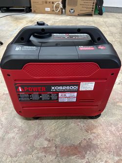 A-iPower XOS2600i 2,600 / 2,000 Watt Portable Generator With 80cc OHV Engine