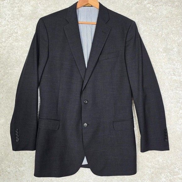 Brooks Brothers Sport Coat Mens 44L Gray Explorer Fitzgerald Fit Business Casual
