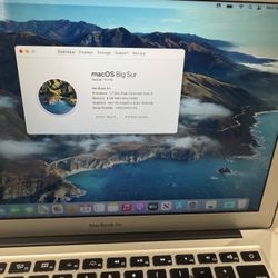 Macbook Air 2015 In Very Good Condition I7 8gb Of Ram 500gb SSD Drive Running macOS Big Sur 