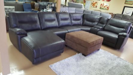 RECLINING WRAP AROUND SECTIONAL