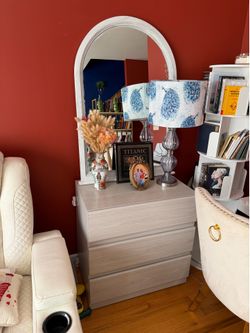Dresser and mirror