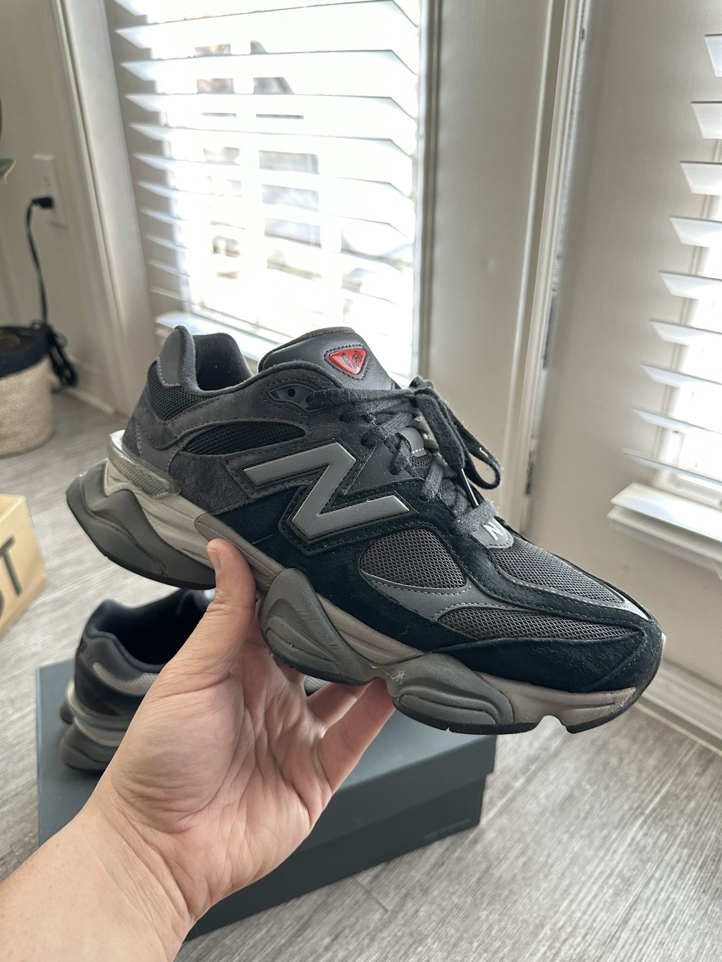 New Balance 9060 Black Castlerock Gray (Used)