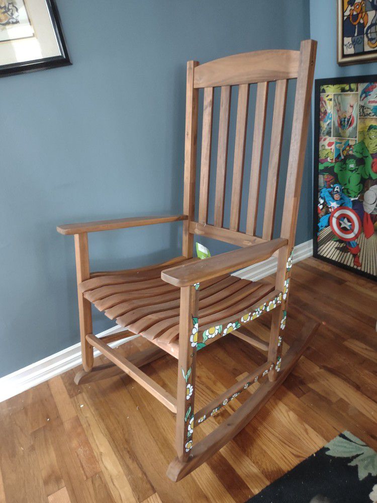 New Flower Rocking chair