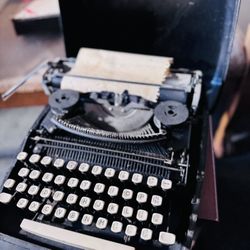 Old Typewriters And Radios