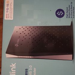 TP Link cable modem router