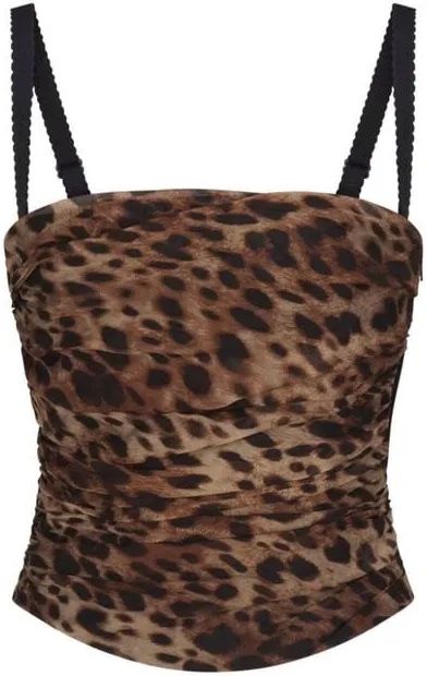 DOLCE&GABBANA X SKIMS SKIMS ROMANCE CORSET LEOPARD