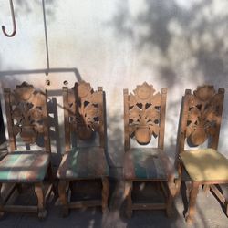 Wood Chairs 