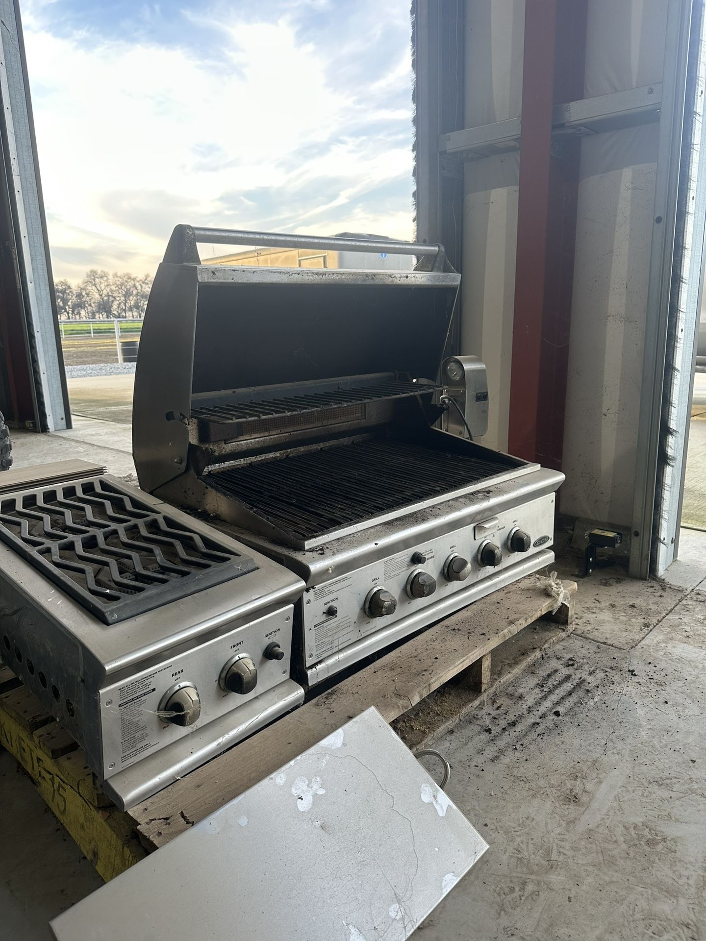DCS 36” Built In BBQ And Double Side Burner,All Products : American Fashion Style Bags On Sale