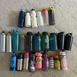 NEW And Gently used Water Bottles 