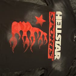 Sz Medium Hellstar Family Tee (Black/Red)