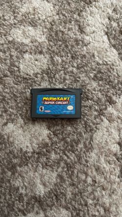 Mario kart super circuit for nintendo gameboy advance