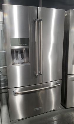 KitchenAid 3-Door Stainless Steel Refrigerator
