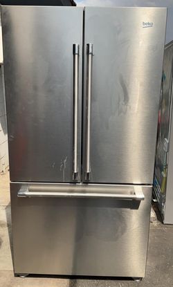 Beko 3-Door Silver Fridge
