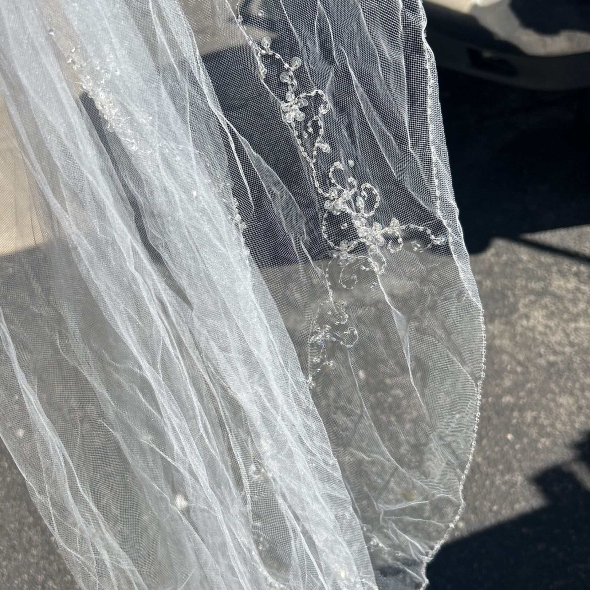 Off-White Ivory Wedding Veil