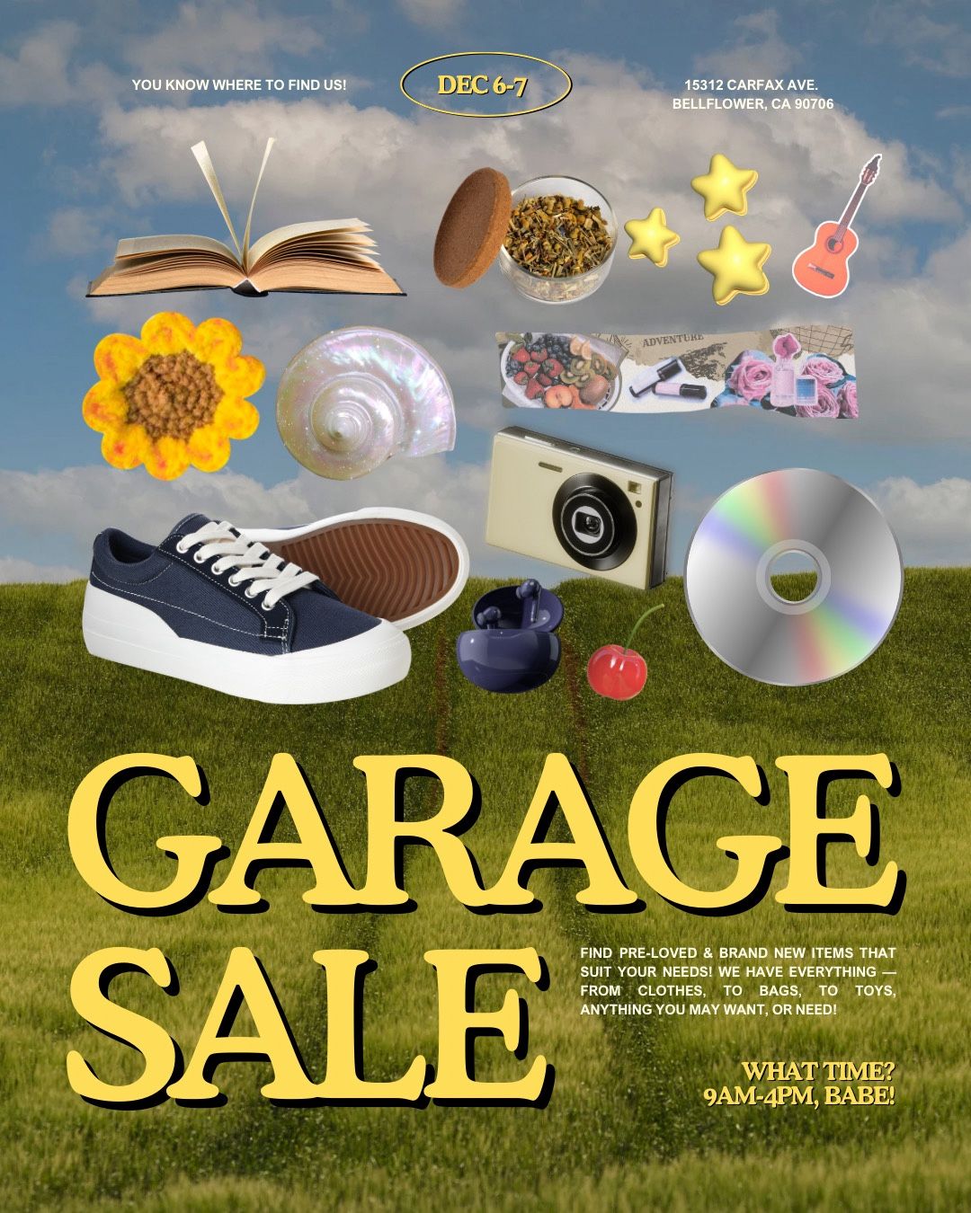 GARAGE SALE BELLFLOWER