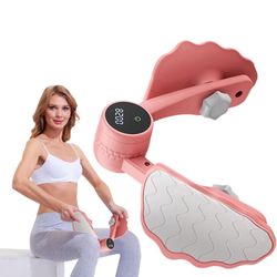 Pelvic Floor Muscle Trainer, Pelvic Floor Trainer, Arm Leg Exerciser with Counter, Butt Workout Equipment for Women, Real-Time Detect Workout Data 