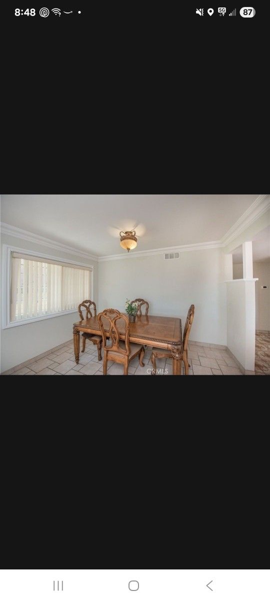 Wooden Dining Table With Chairs