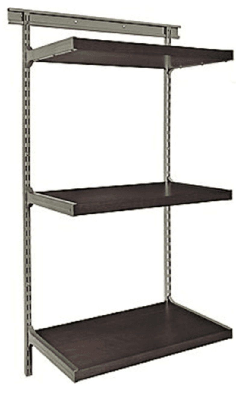ClosetMaid Track Wall Hung Bookshelf Kit