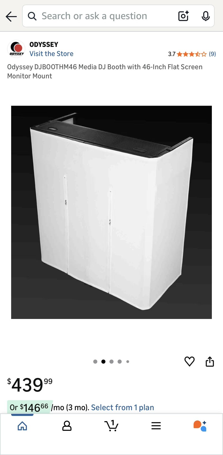 Odyssey Media DJ Booth - DJBOOTHM46