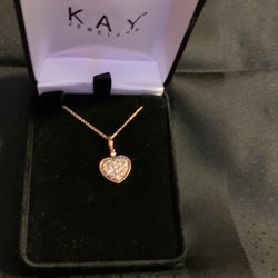 Levian 3/4 Ct Champagne Diamonds In 14K Strawberry Gold Necklace