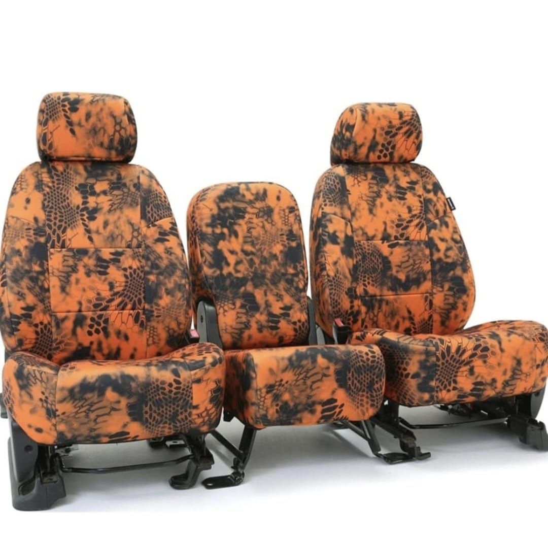 Skanda Skanda Custom Fit Seat Cover Designed for Select Toyota Models: 1 Row, Neosupreme Fabric, Kryptek Inferno Solid