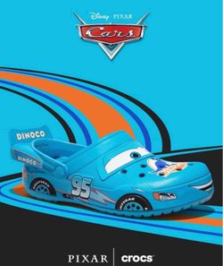 Lightning McQueen Dinoco Crocs M10/W12