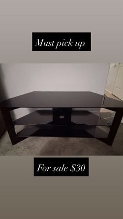 Glass Top Tv Stand