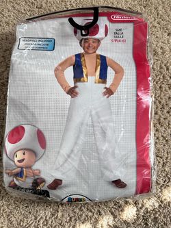 Toad Costume size 4-6 kids