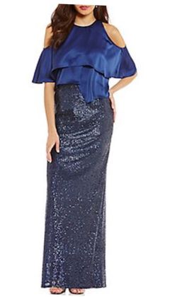 Brand new Aidan Mattox Blue dress