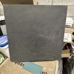 800 Ft.² Of 24” X 24” Dark, Gray Porcelain Tile