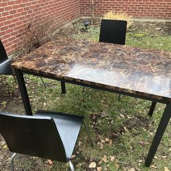 Dining Table With 3 Chair 