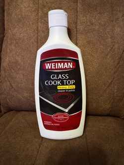 Glass cook top cleaner