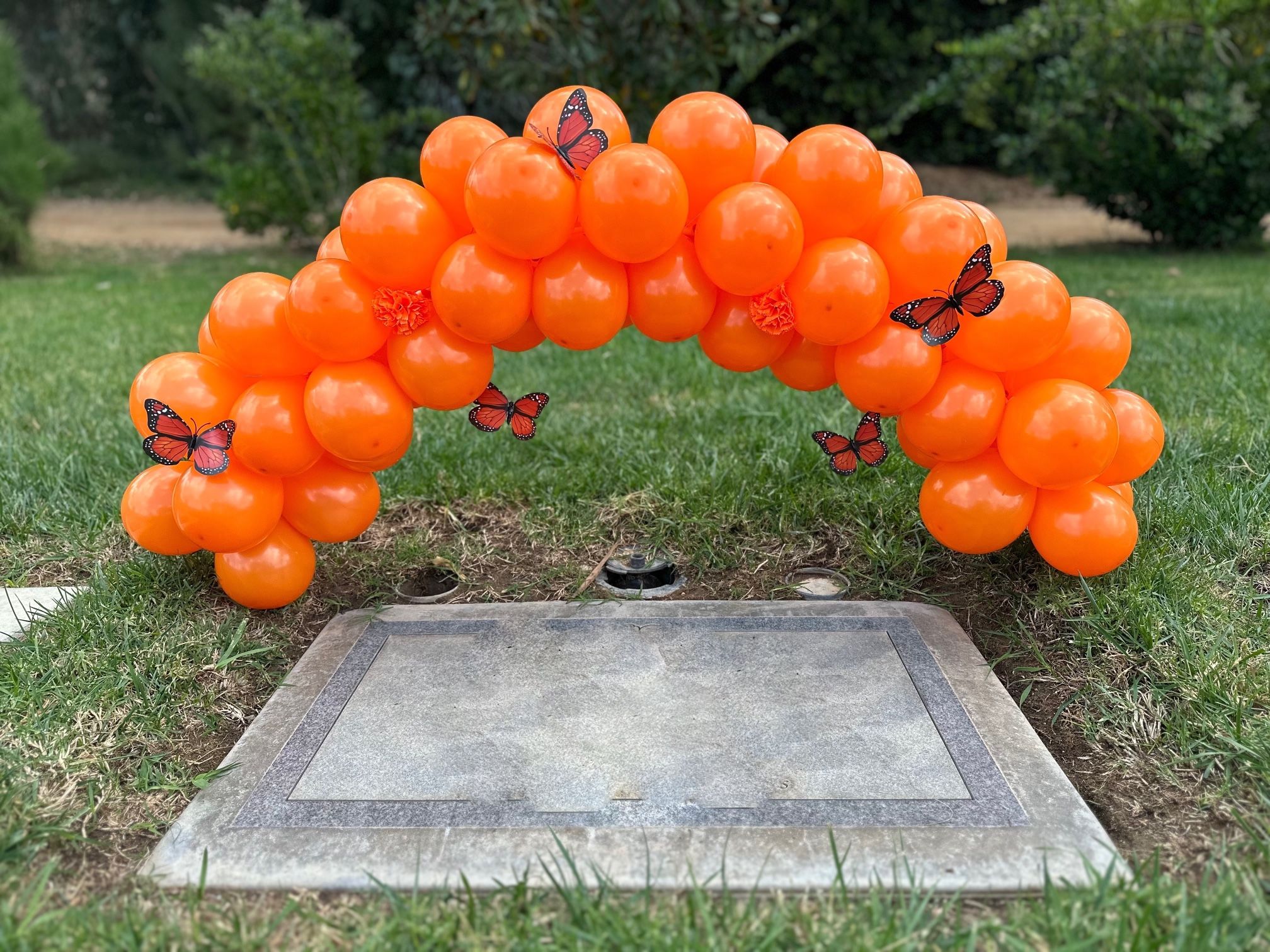 Mini Balloon Arch For Day Of The Dead