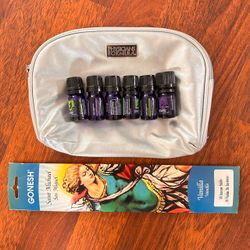 Pending pickup: Free essential oils, vanilla incense sticks and zipper bag