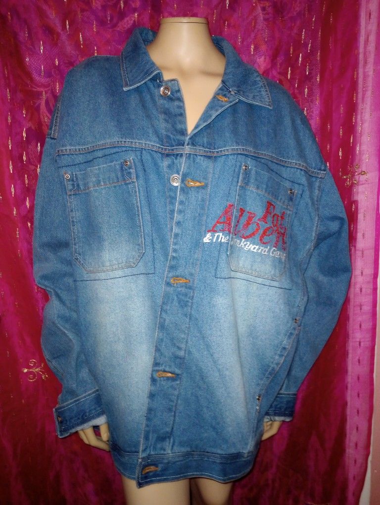 NWT Fat Albert Platinum FUBU XXL Blue Jean Jacket