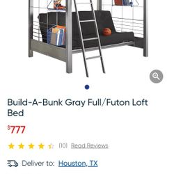 Full Size Loft With Futon