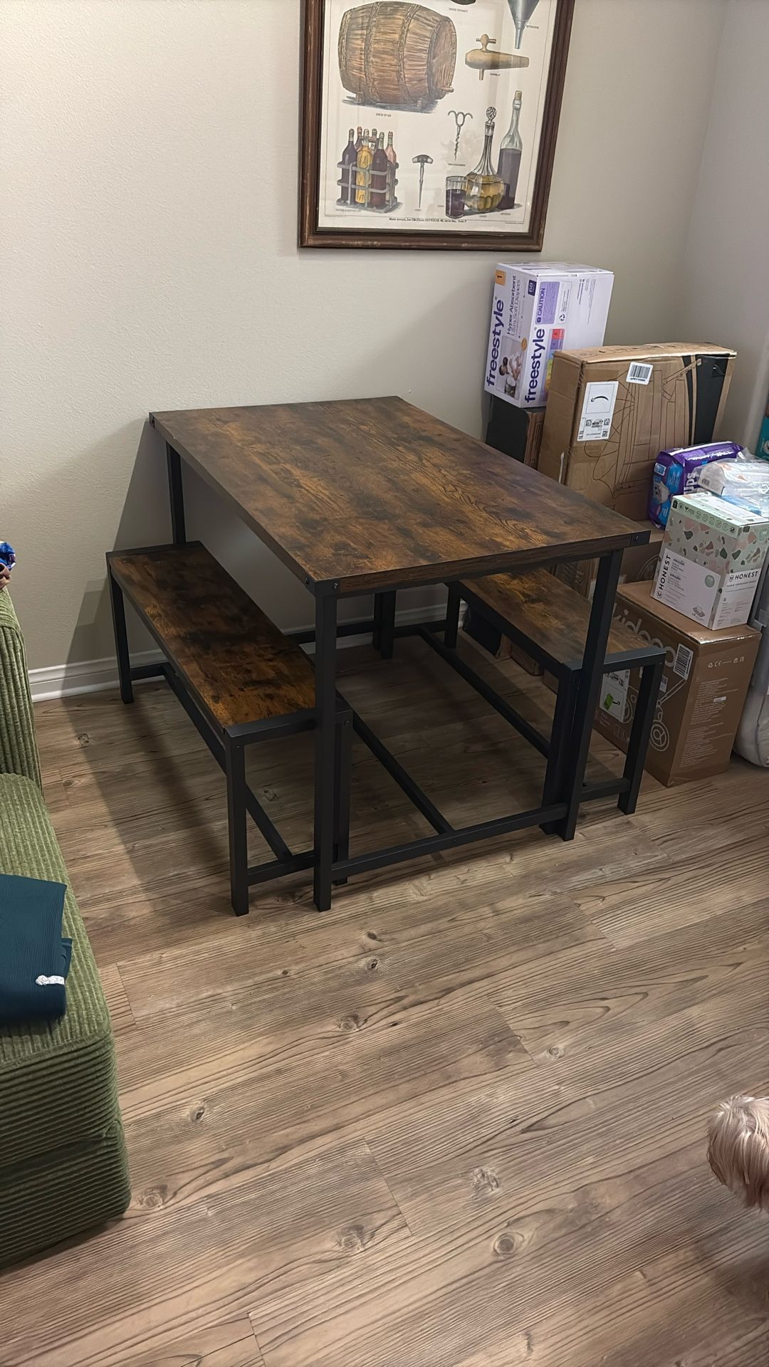 DINING TABLE SET FOR 4