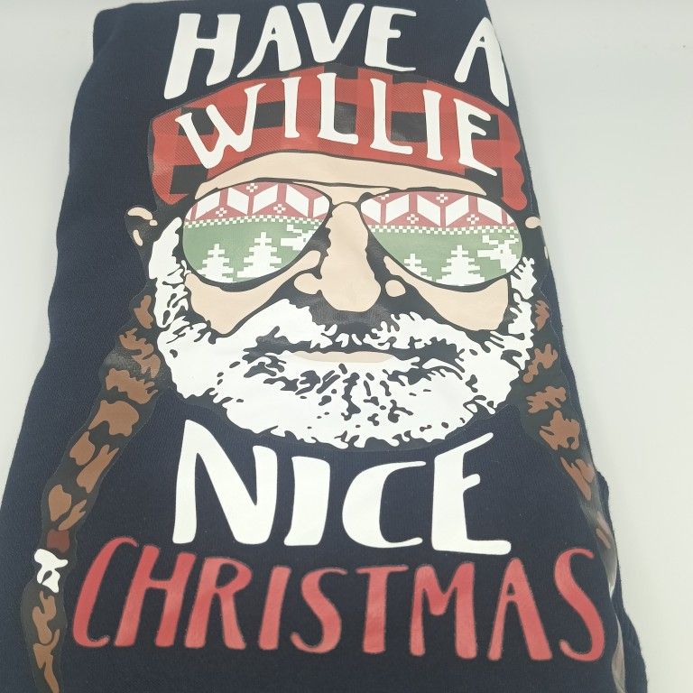 Have a Willie Nice Christmas Sweatshirt Willie Nelson