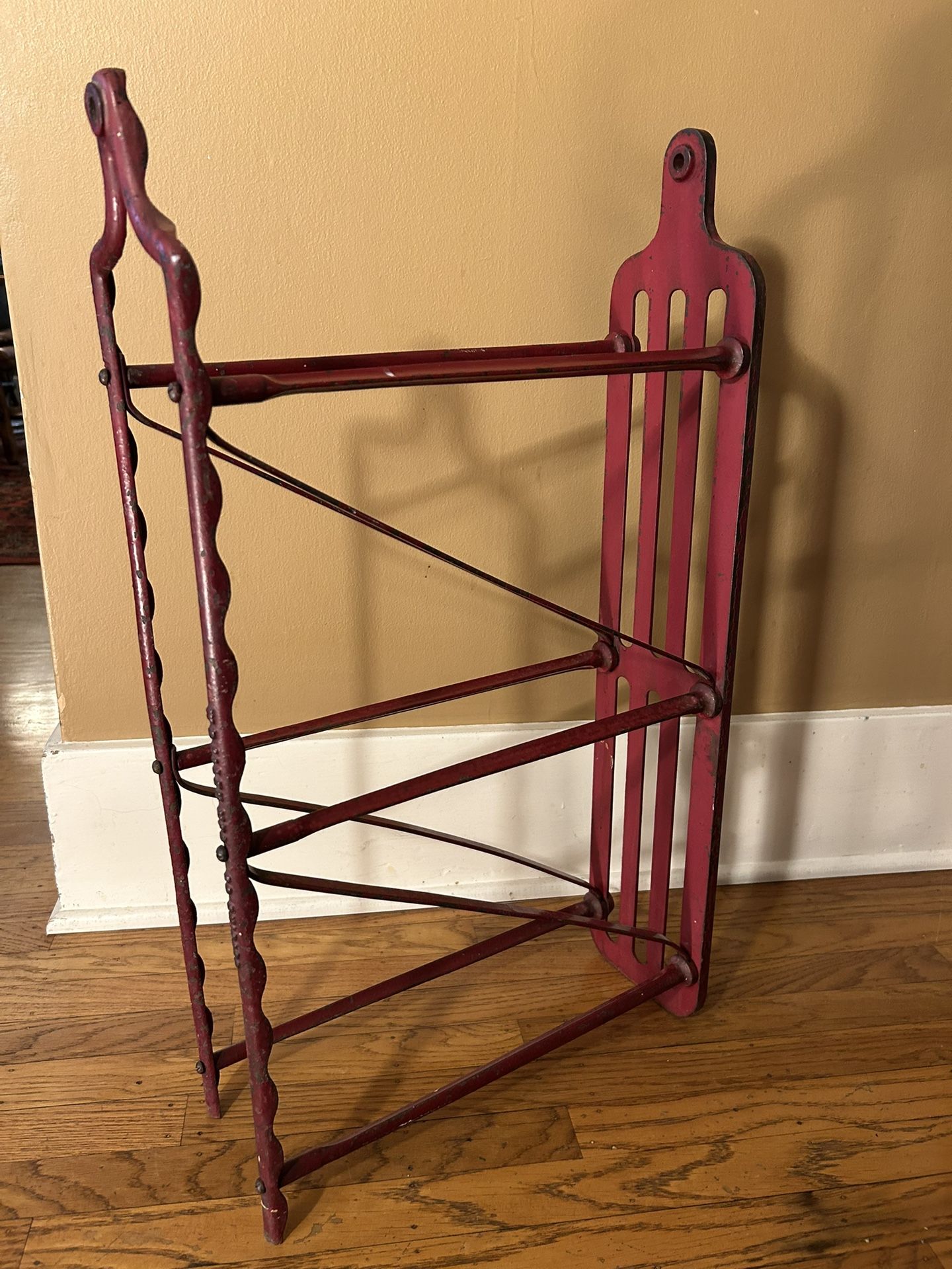 Vintage Fire Hose Rack Stands