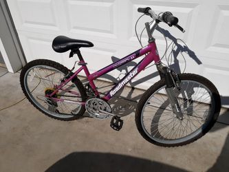 Pink Mountain bike