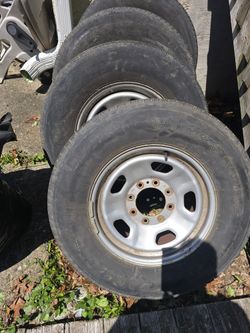 TIRES&RIMS FOR FORD F350 TRUCK