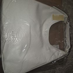 Michael Kors White Croc Tote " New W Tags"