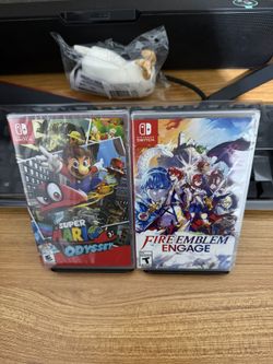 NEW SEALED Super Mario Odyssey + Fire Emblem Engage For Nintendo Switch